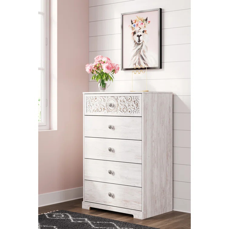 Ophelia & Co. Bedriye 29.88'' W 5 - Drawer Dresser