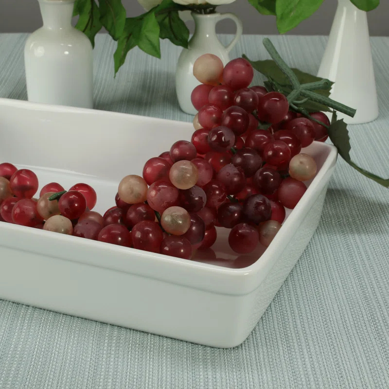 BIA Cordon Bleu BIA Cordon Bleu Rectangular Baker, 12" X 8.25", 2.5 Qt., White