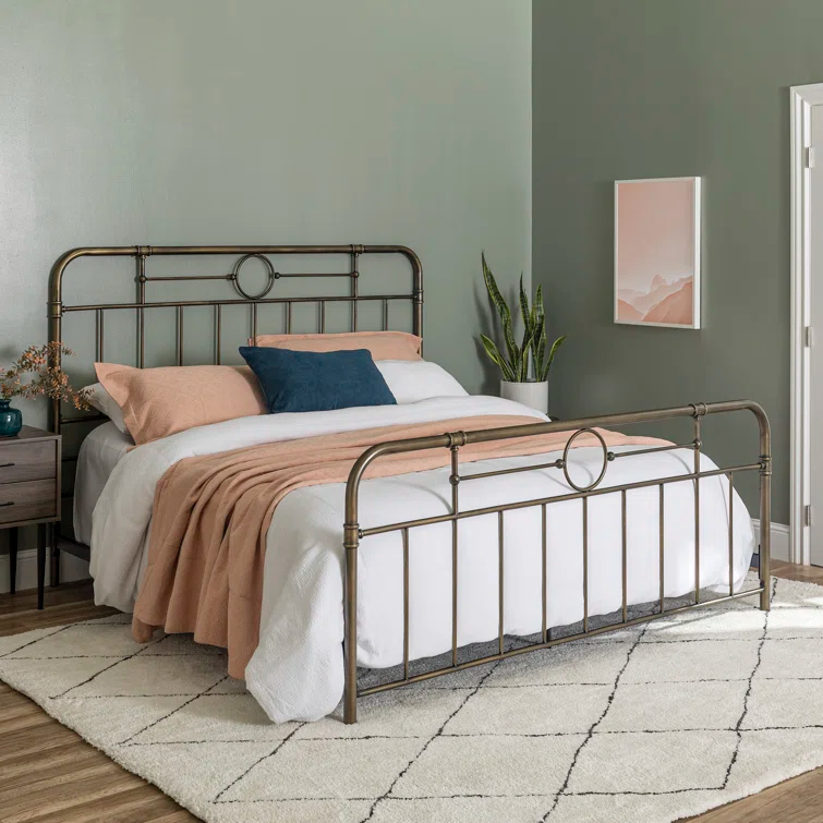 Winston Porter Bronny Metal Open-Frame Bed