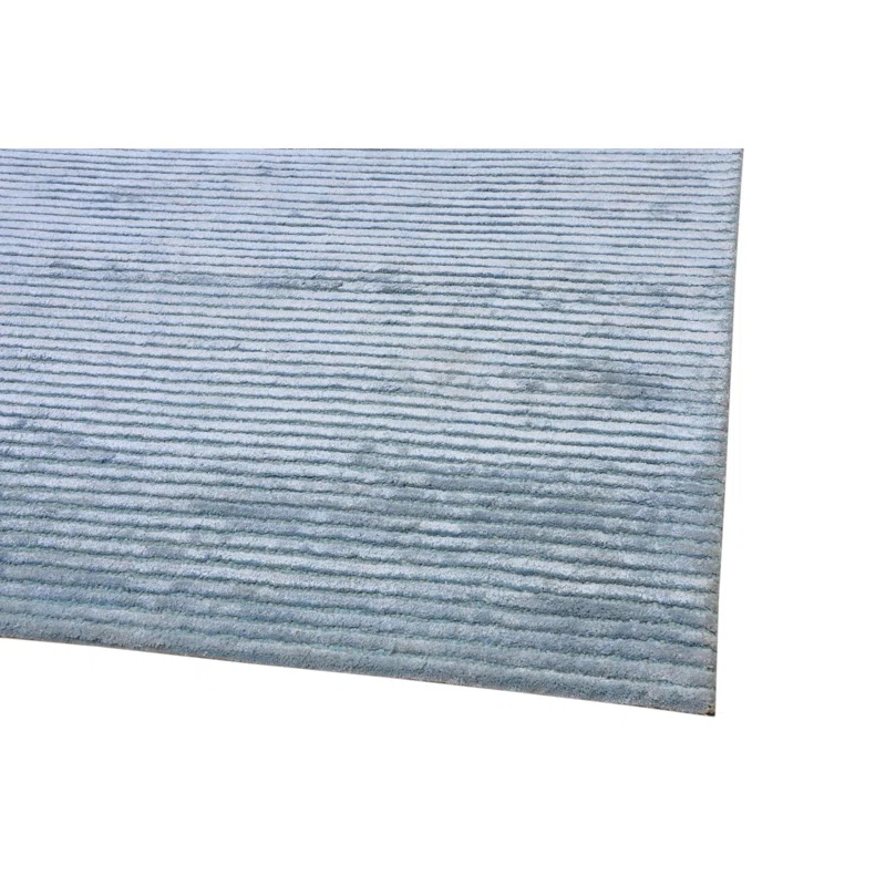 Pasargad Edgy Tufted Wool/Synthetic Blue Area Rug | Wayfair