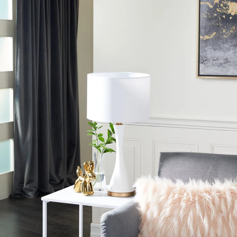 CosmoLiving by Cosmopolitan 25'' Gold Table Lamp