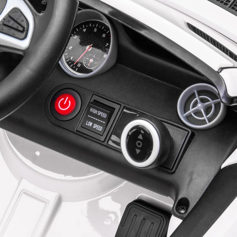 Aosom 12V Electric Car for Kids Ride On Toy Battery Powered Toddler Electric Vehicles Big Wheels for Girls to Drive