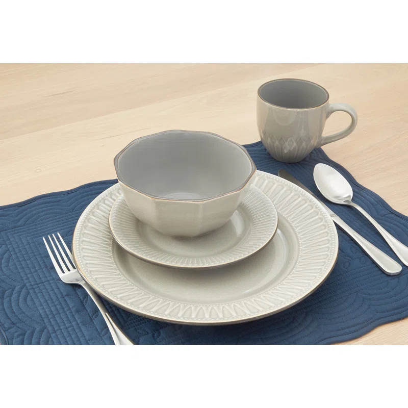 Baum 16 Piece Ceramic Dinnerware Set - Service for 4 (Set of 4)