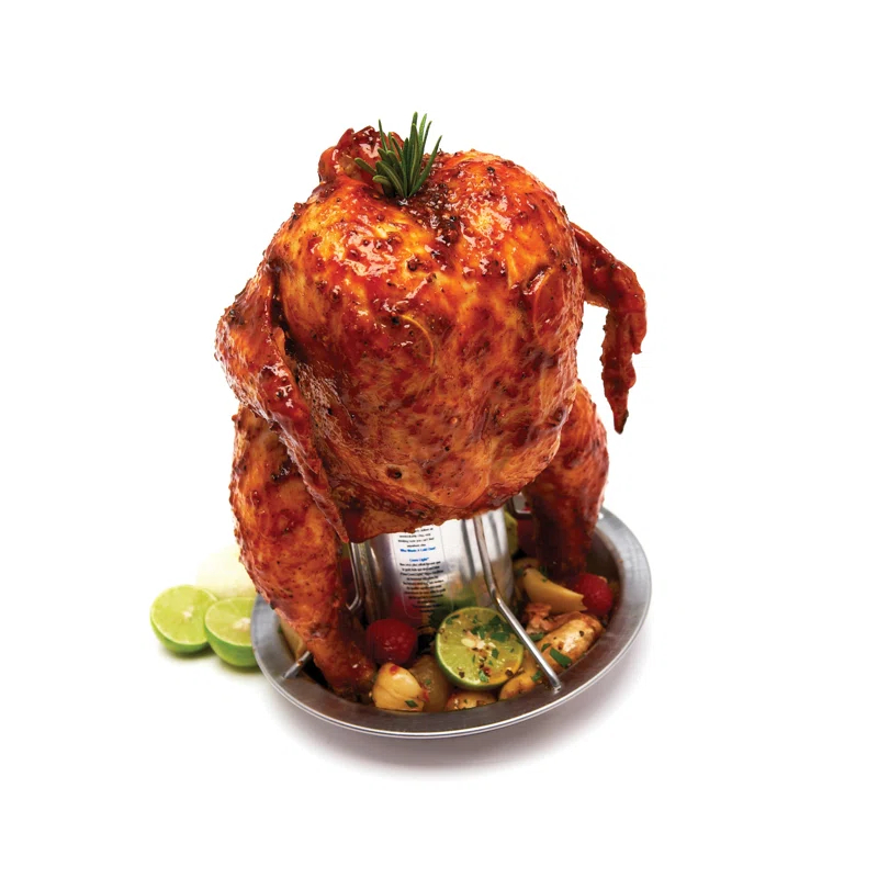 Grillpro GrillPro Stainless Chicken Roaster and Brush