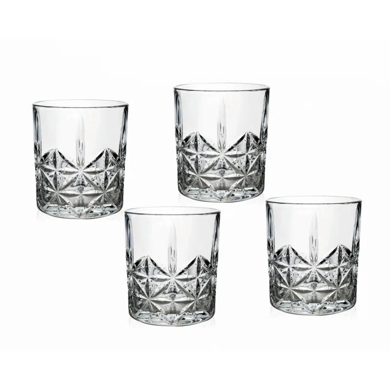 Pearl 11 oz. Crystal Whiskey Glass (Set of 4)