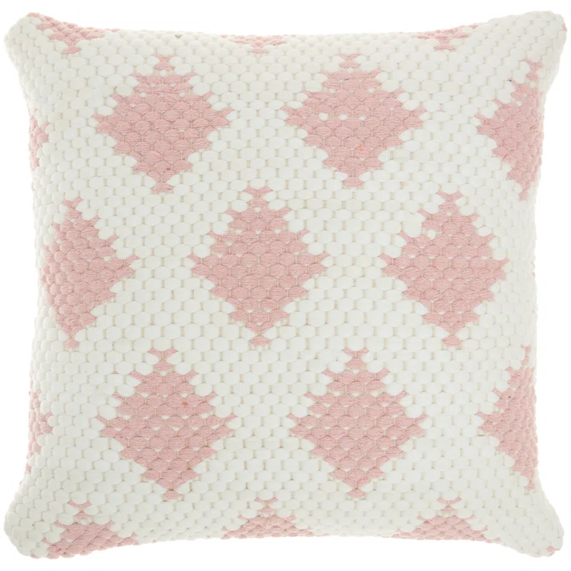 Mina Victory Geometric Cotton Throw Pillow
