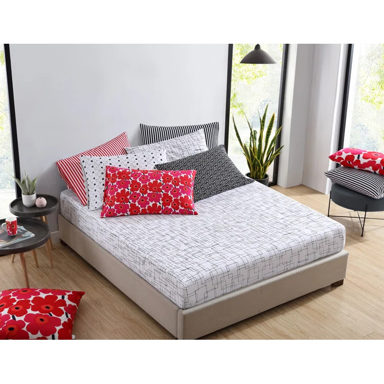 Marimekko Printed Cotton Percale Sheet Sets
