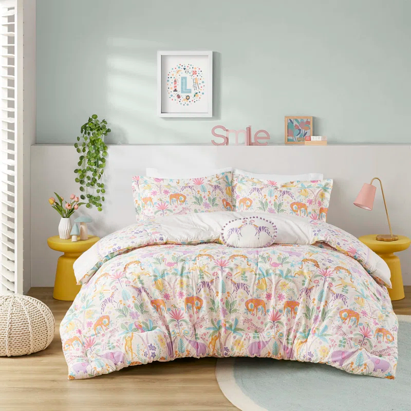 Urban Habitat Kids Lulu Reversible Cotton Printed Floral Comforter Set