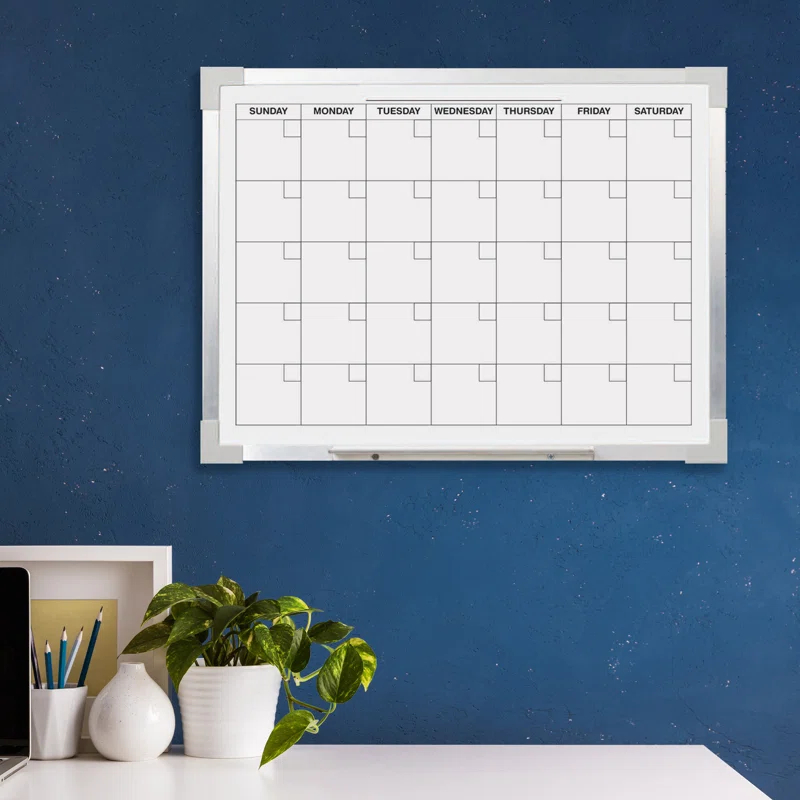 Flipside Products Wall Mounted Magnetic Wall Calendar, 18" x 24"