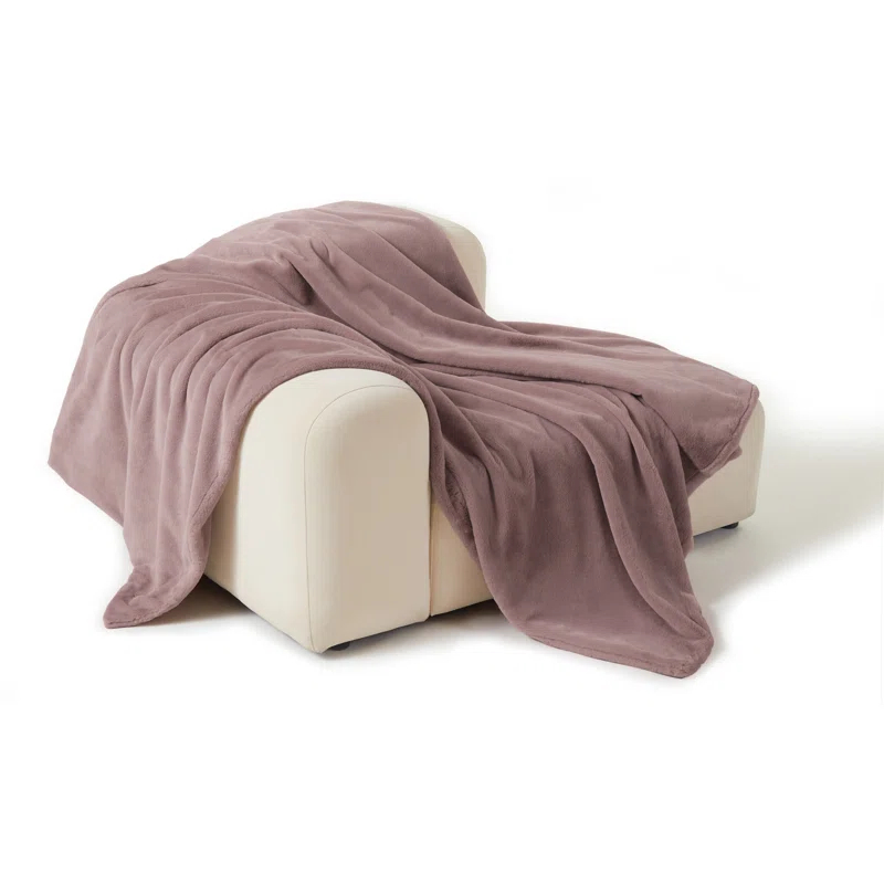 Allisandro Allisandro Double-Sided Soft and Luxurious Faux Fur Throw Blanket
