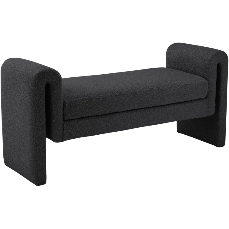 Wrought Studio™ Hiroyasu Upholstered Boucle Bench