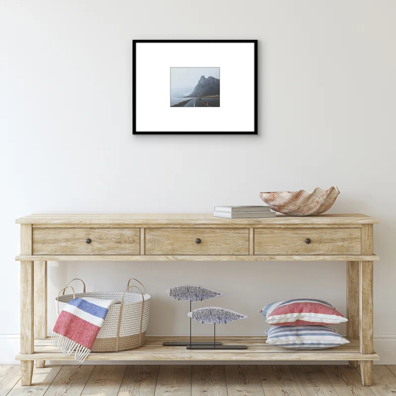 Americanflat Picture Frame with Oversized Mat - Gallery-Style Frames for Photos or Artwork - Multiple Sizes