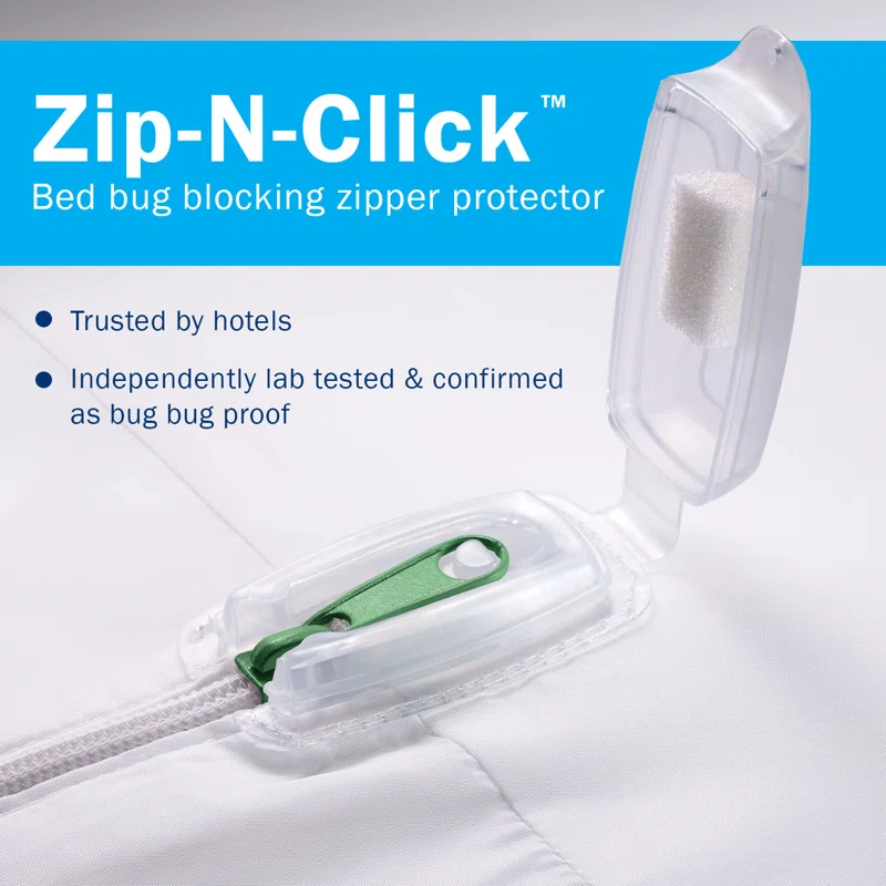 CleanRest Waterproof Zipper Mattress Protector Case Pack (Set of 3)