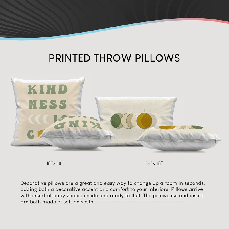 Stupell Industries Abstract Throw Pillow (Set of 2)