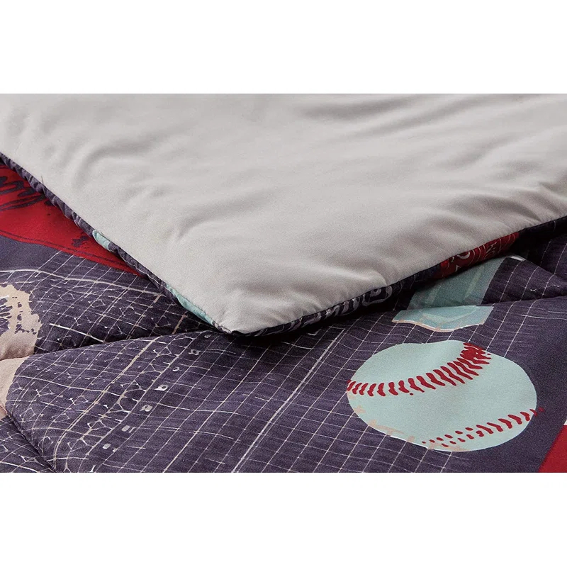 Chezmoi Collection Kids/Teens Baseball Sports Microfiber Bedding Set