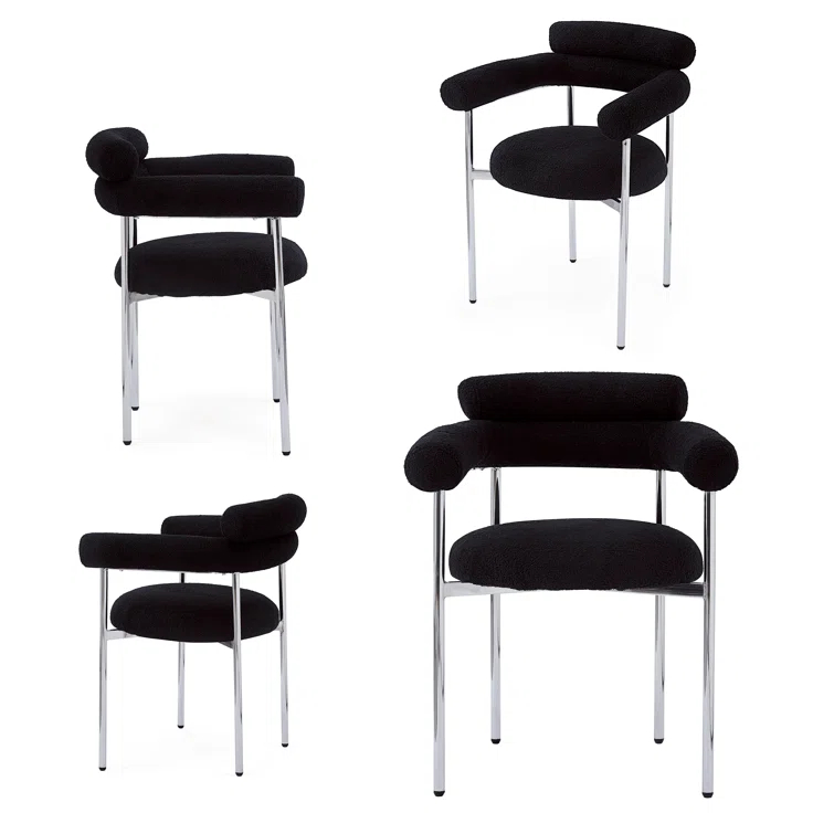 Christopher Knight Home Rylan Upholstered Armchair Dining Chairs (Set of 2)
