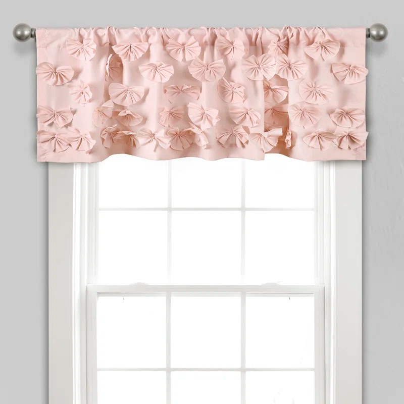 Lush Decor Scalloped 52'' W Window Valance