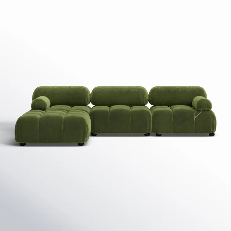 Sigma 4 - Piece Modular Upholstered Reversible L-Sectional