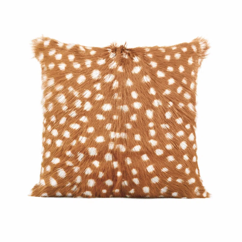 TOV Furniture Polka Dots Goatskin Throw Pillow