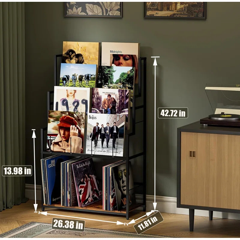Rebrilliant 5-Tier Vinyl Record Storage Stand