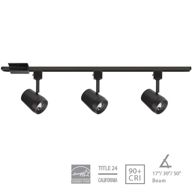 Ocularc 48'' 3 -Light Track Track Kit with Dimmable and Adjustable Head