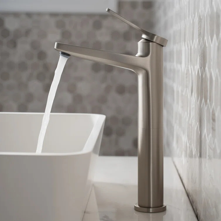 Kraus Indy Single Hole Bathroom Faucet (Set of 2) KVF-1400SFS-2PK