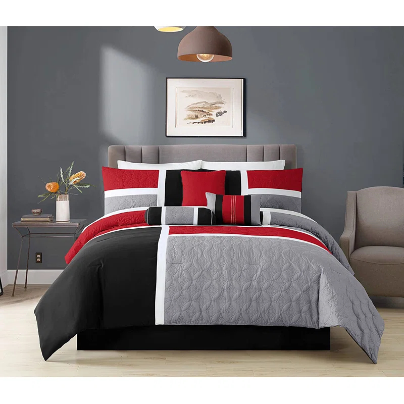 Upland Patchwork 7 Piece Comforter Set