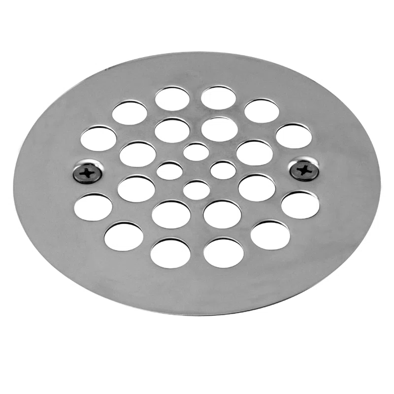 4-1/4" OD Brass Shower Strainer Grid Drain Cover