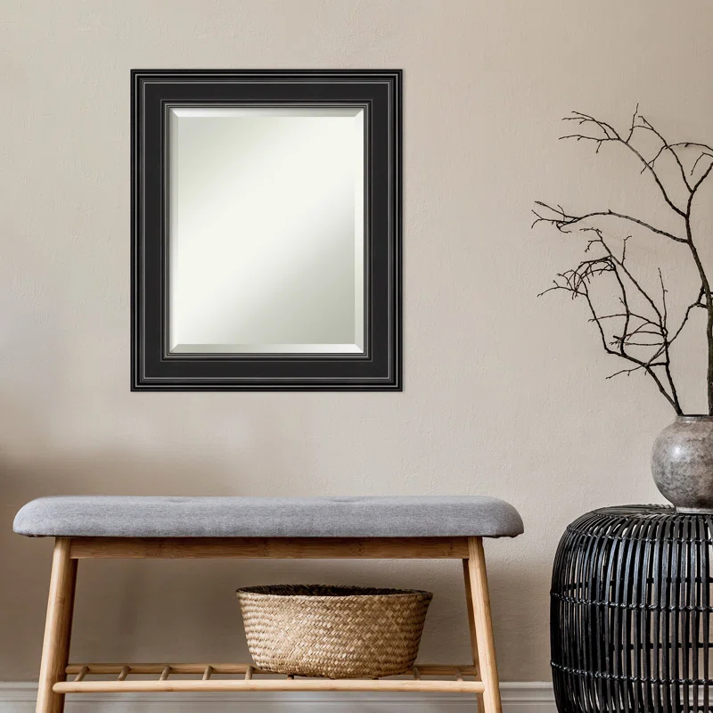 Charlton Home® Fahlman Flat Wall Mirror