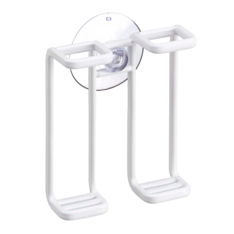 Yamazaki Home Tower Yamazaki Home Toothbrush Holder, Suction Cup Organizer For Bath, Steel, Water Resistant
