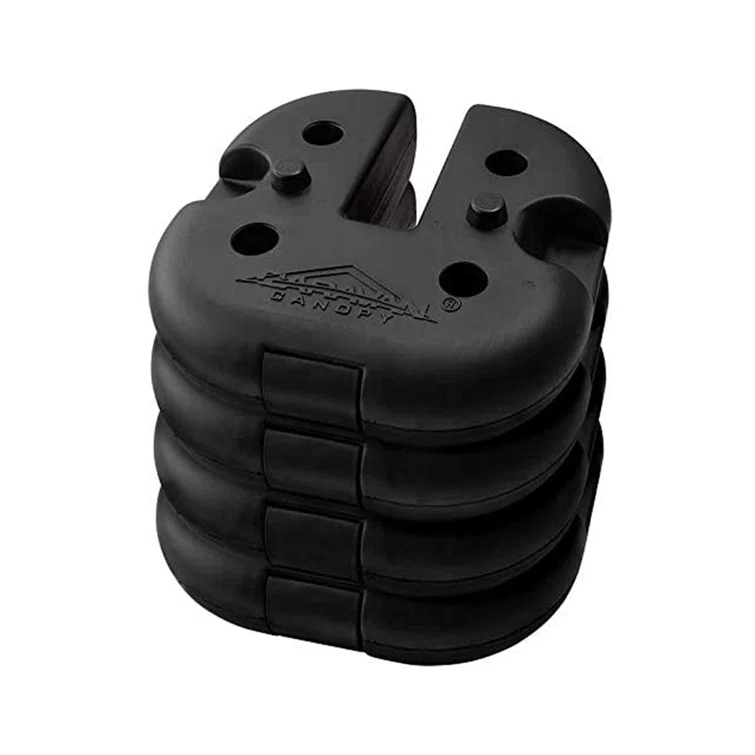 Caravan Canopy Caravan Canopy Black Plastic Weight for Canopy (Set of 4)