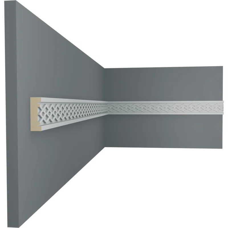 Ekena Millwork 1 1/8"H x 3/8"P x 94 1/2"L, (3/4" Repeat), Swindon Chair Rail (Set of 12)