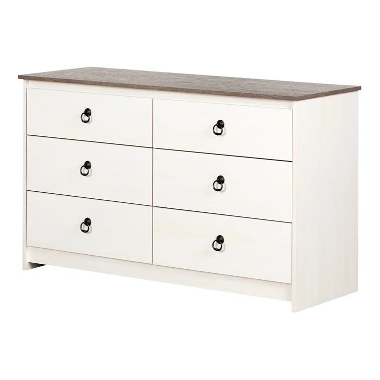South Shore Plenny 6-Drawer Dresser Storage Unit