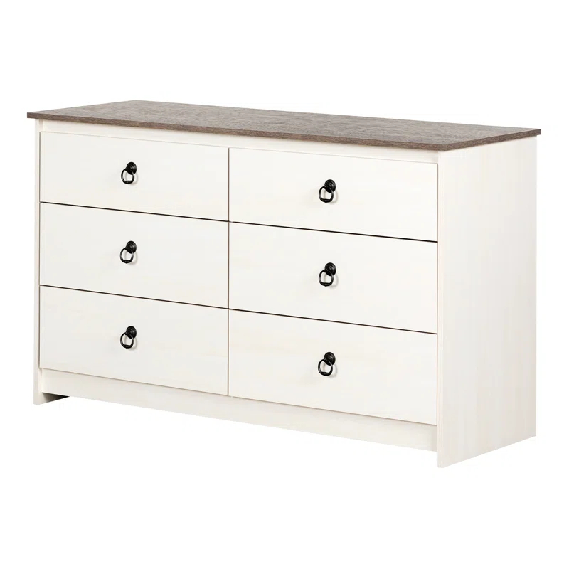 South Shore Plenny 6-Drawer Dresser Storage Unit