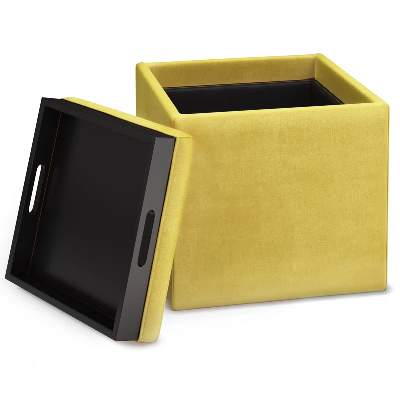 Rockwood Velvet Ottoman