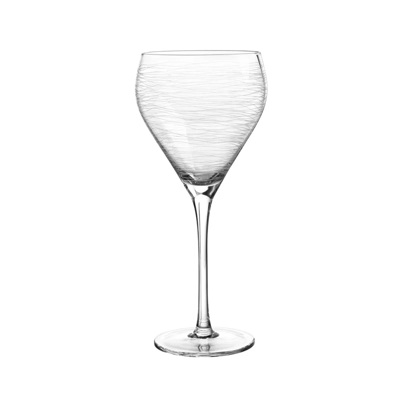 Qualia Glass Kacey-Mae 13 oz. Crystal Red Wine Glass (Set/4) (Set of 4)