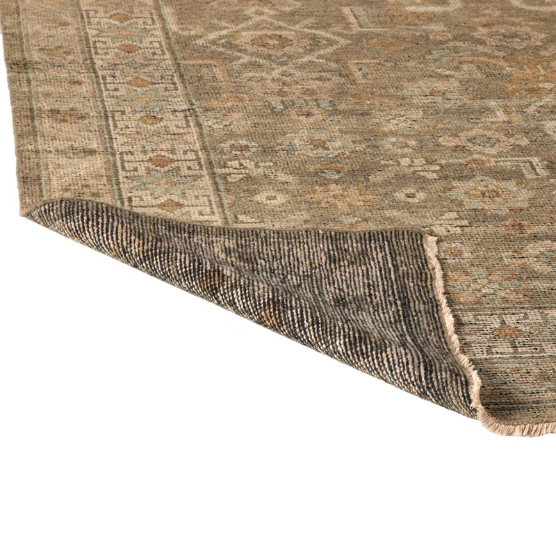 Bungalow Rose Elesha Wool Oriental Rug