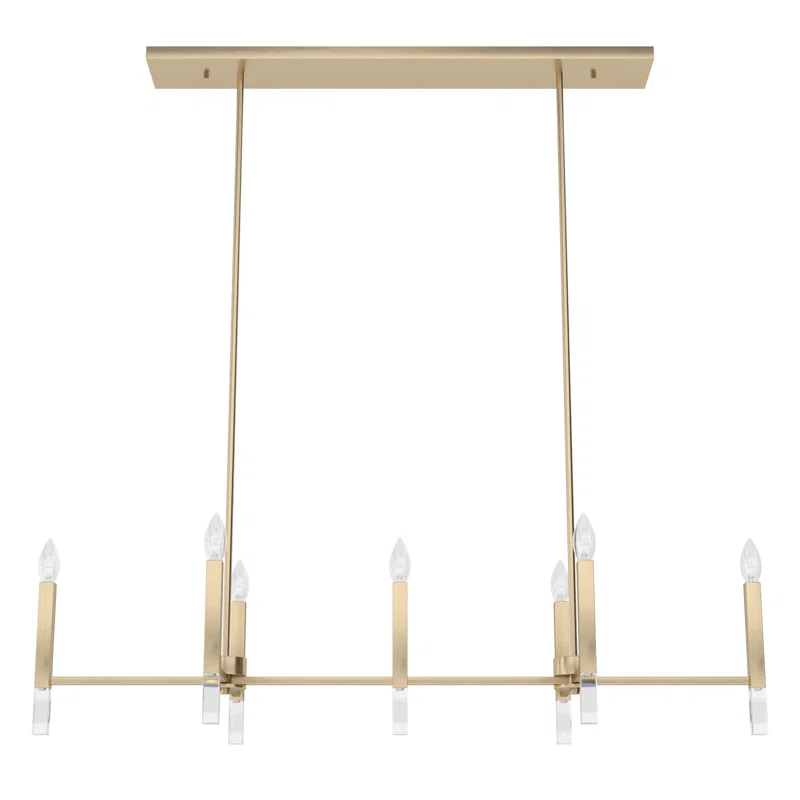 Hunter Fan Sunjai 7 Light Linear Ceiling Light Fixture
