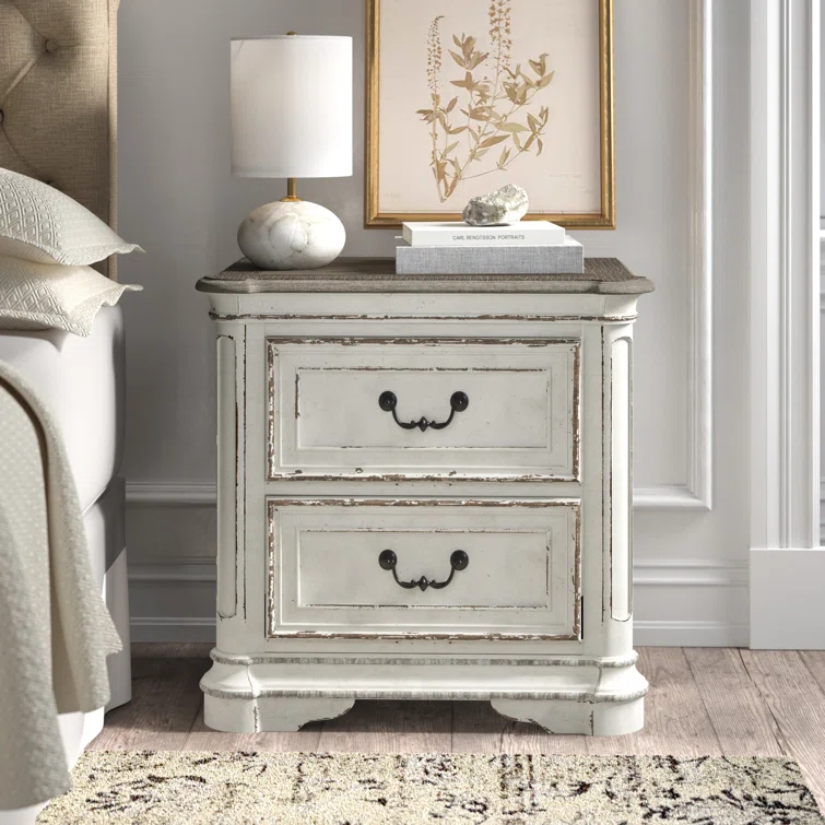 Laurel Foundry Modern Farmhouse® Colchester 2 - Drawer Nightstand