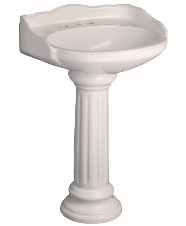 Barclay Barclay Victoria 21.75'' Vitreous China Oval Bathroom Sink with Overflow 3-758BQ