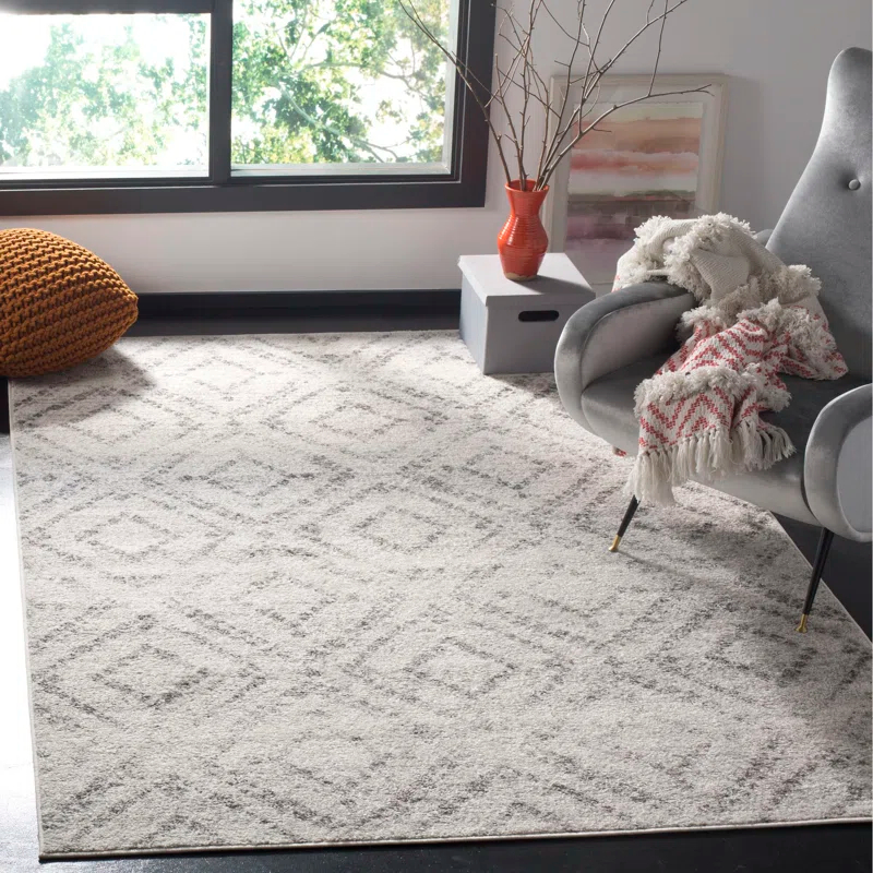 Union Rustic Muniz Performance Geometric Rug