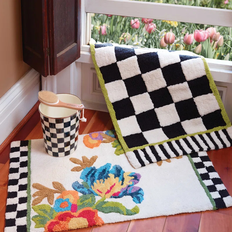 MacKenzie-Childs Flower Market Standard Bath Rug