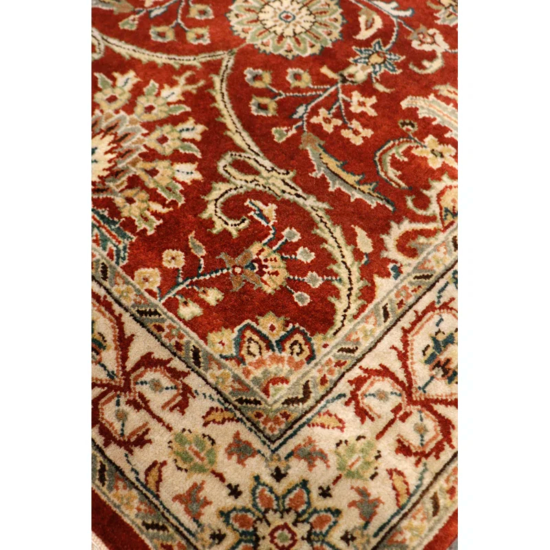 Pasargad Baku Hand Knotted Wool Floral Rug