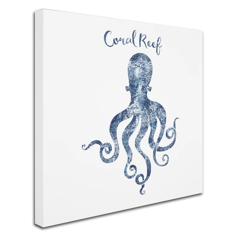 Trademark Fine Art Tina Lavoie " Octopus Coral Reef " by Tina Lavoie