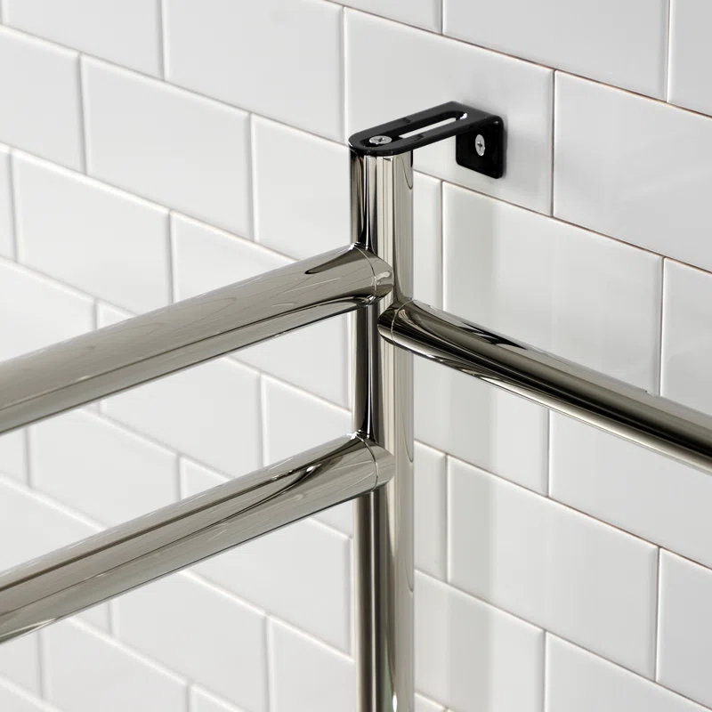 Kingston Brass Kingston Brass Fauceture Stainless Steel Console Sink Base with Glass Shelf