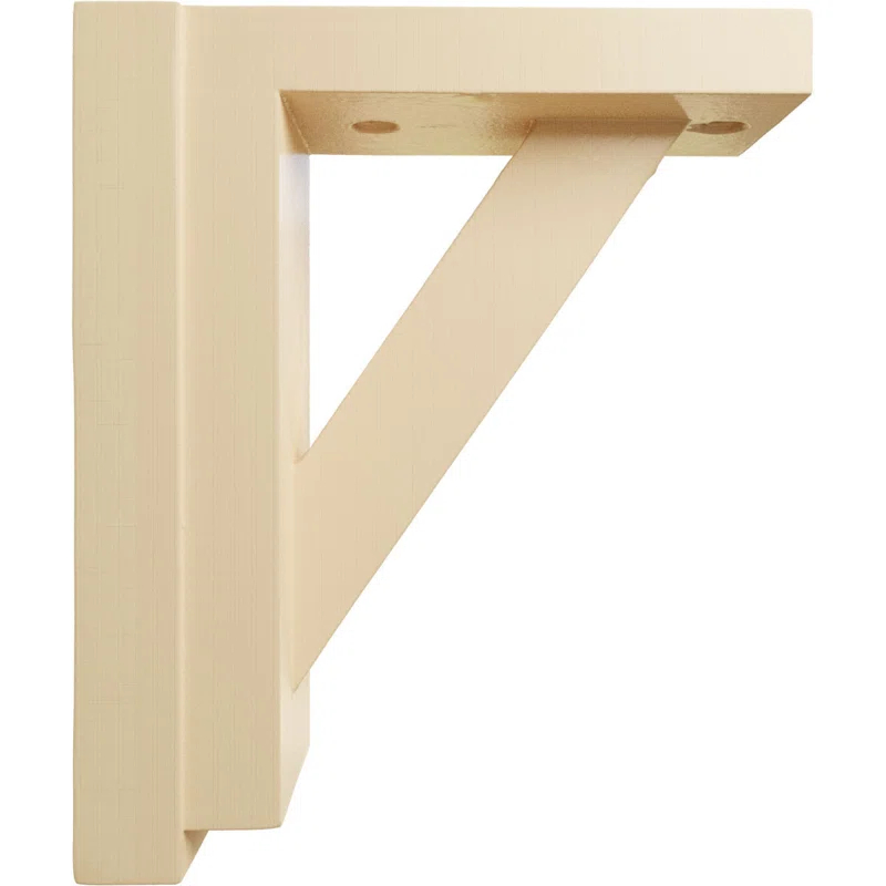 Ekena Millwork Traditional H 2.5'' W D Wood Bracket / Corbel