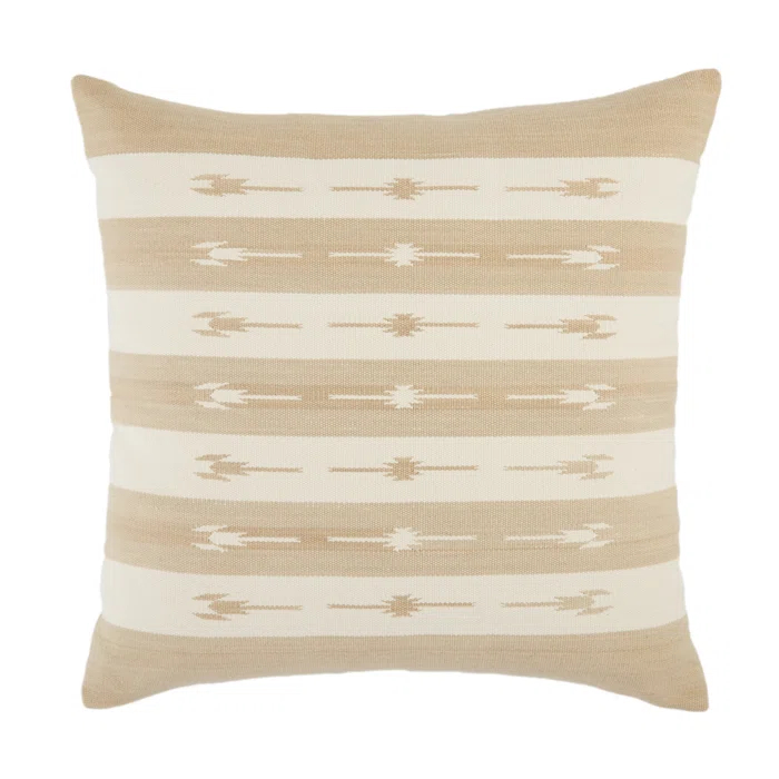 Estela Striped Cotton Throw Pillow
