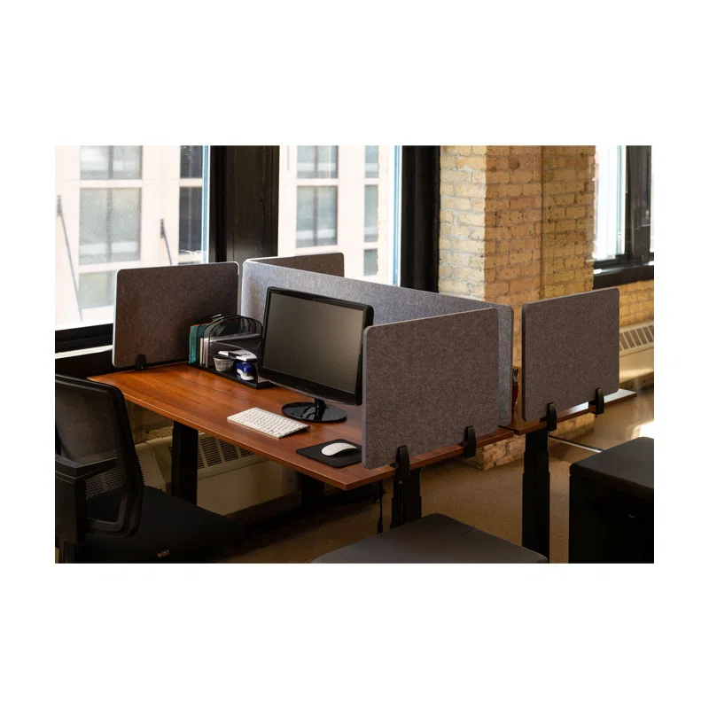 Stand Up Desk Store Fabric 1 Panel Desk Partition