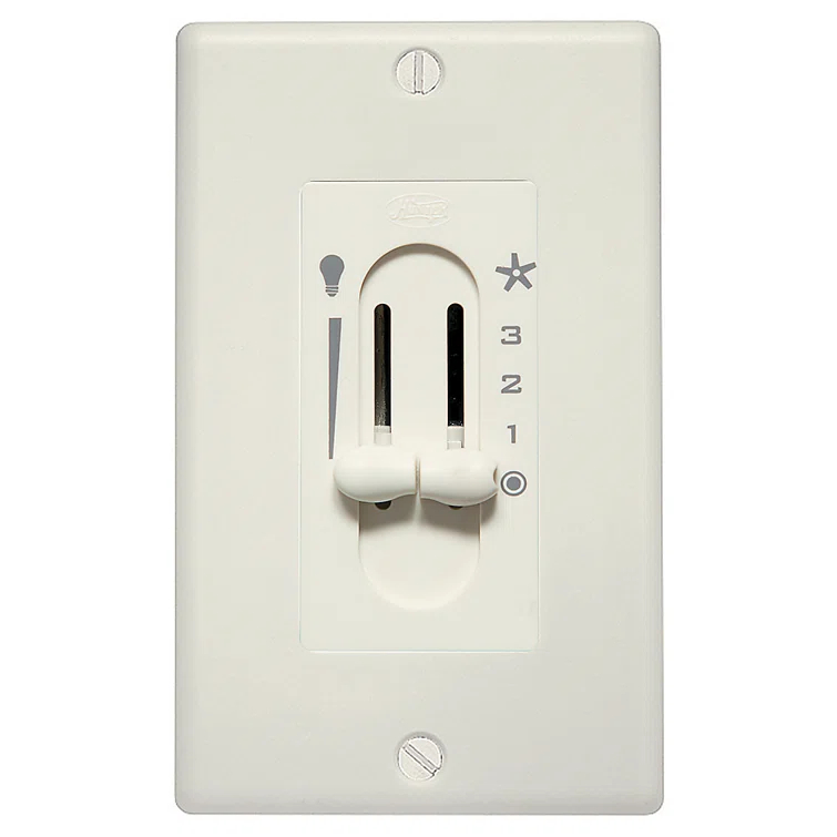 Hunter Fan Dual Slide Light and Ceiling Fan Wall Control