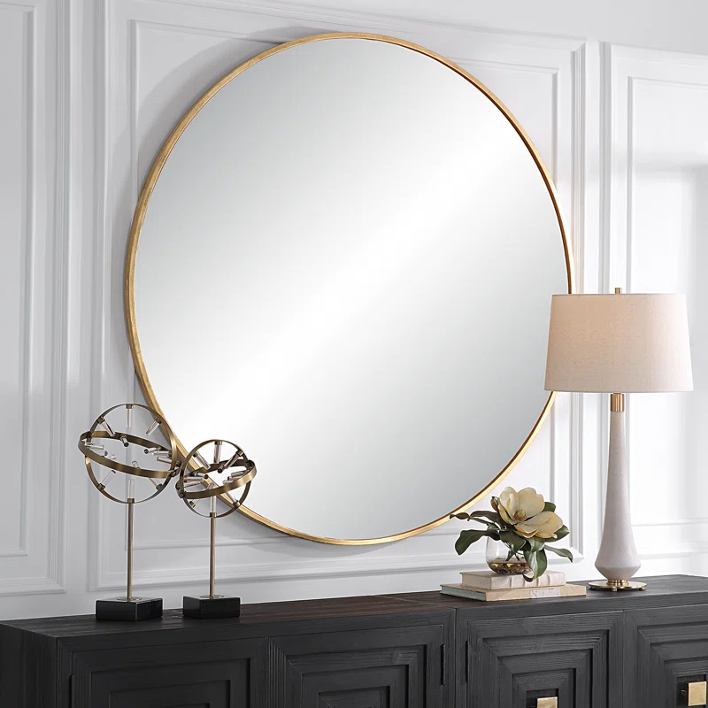 Uttermost Junius Metal Round Wall Mirror